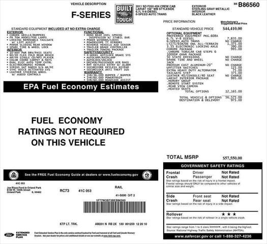 2011 Ford F-250 LARIAT