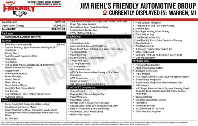 2022 Chrysler Pacifica Limited AWD for sale in Warren, MI