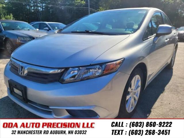 2012 Honda Civic EX for sale in Auburn, NH