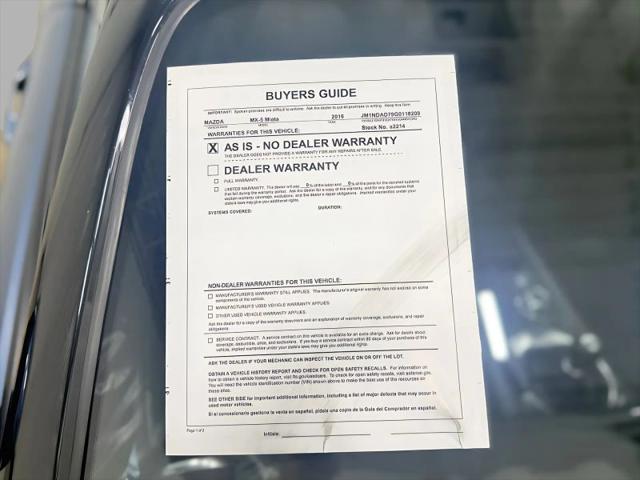 2016 Mazda MX-5 Grand Touring