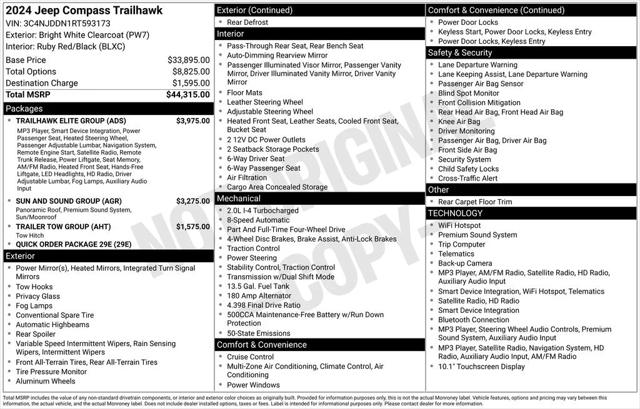 2024 Jeep Compass Trailhawk 4x4