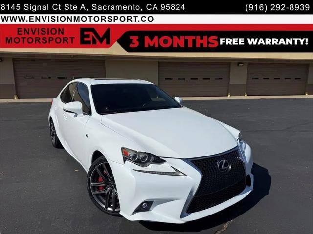 2014 Lexus IS 350 F Sport for sale in Sacramento, CA