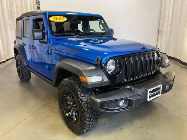 2022 Jeep Wrangler Unlimited Willys Sport 4x4 for sale in Milford, NH
