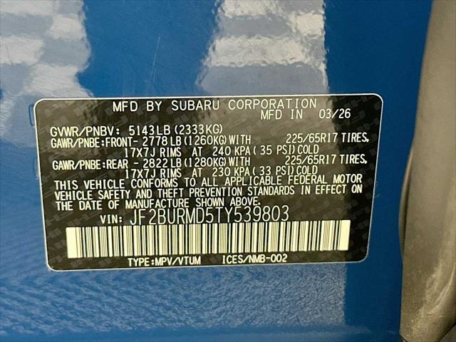 2026 Subaru Outback Wilderness