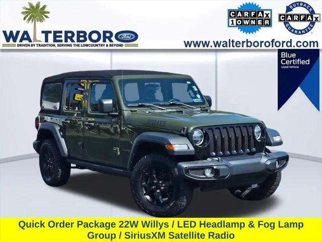 2022 Jeep Wrangler Unlimited Willys 4x4 for sale in Walterboro, SC