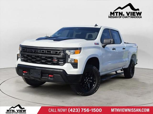 2022 Chevrolet Silverado 1500 4WD Crew Cab Standard Bed Custom Trail Boss for sale in Chattanooga, TN