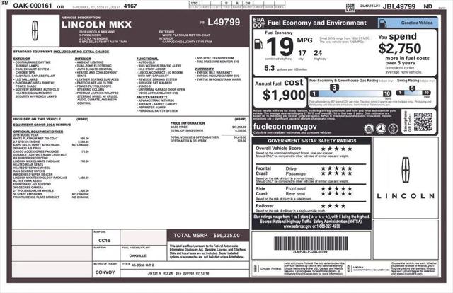 2018 Lincoln MKX Reserve for sale in Columbus, OH