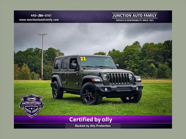 2022 Jeep Wrangler Unlimited Sport Altitude 4x4 for sale in Chardon, OH