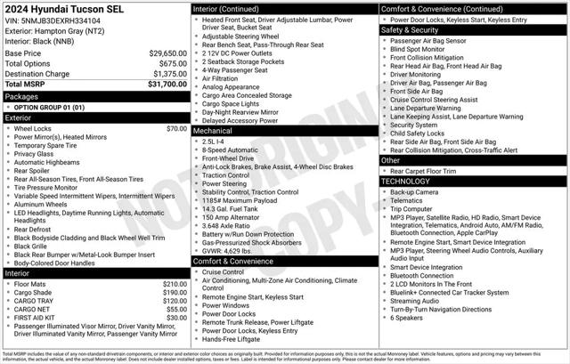 2024 Hyundai Tucson SEL for sale in Fargo, ND