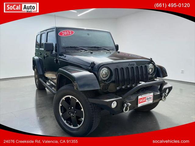 2012 Jeep Wrangler Unlimited Sahara for sale in Castaic, CA