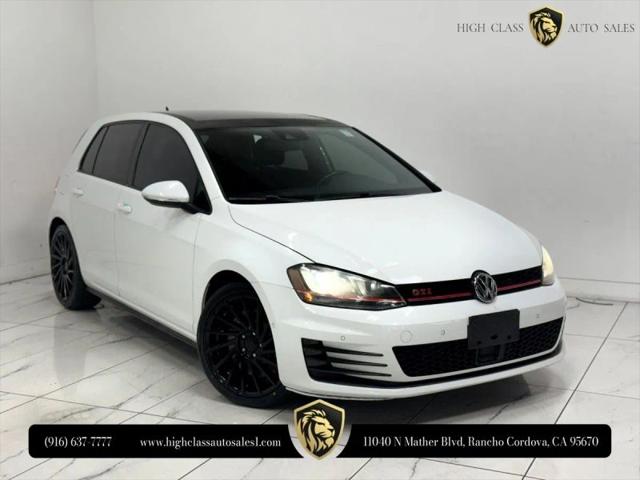 2016 Volkswagen Golf GTI SE w/Performance Package 4-Door for sale in Rancho Cordova, CA