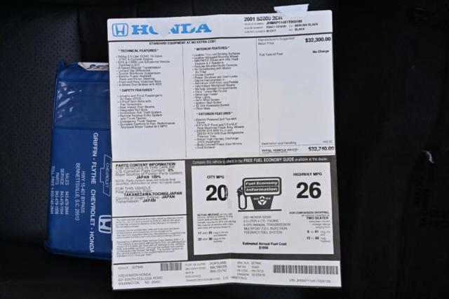 2001 Honda S2000 Base