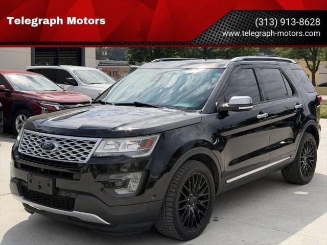 2017 Ford Explorer Platinum for sale in Southfield, MI