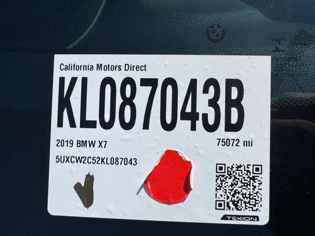 2019 BMW X7 xDrive40i