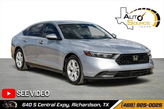2025 Honda Accord Sedan LX for sale in Richardson, TX