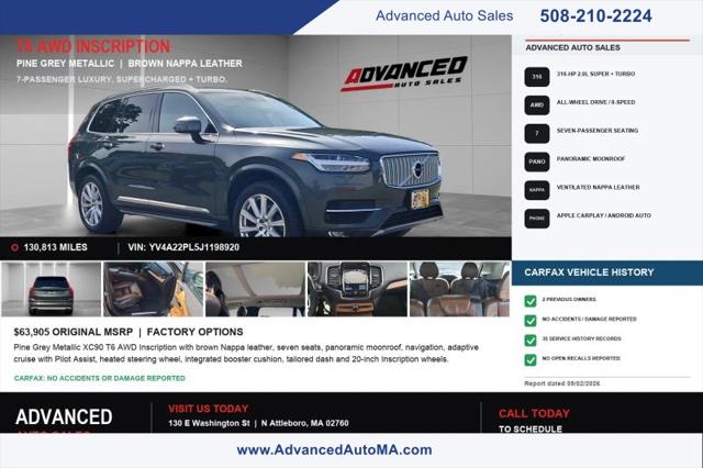 2018 Volvo XC90 T6 Inscription for sale in North Attleboro, MA