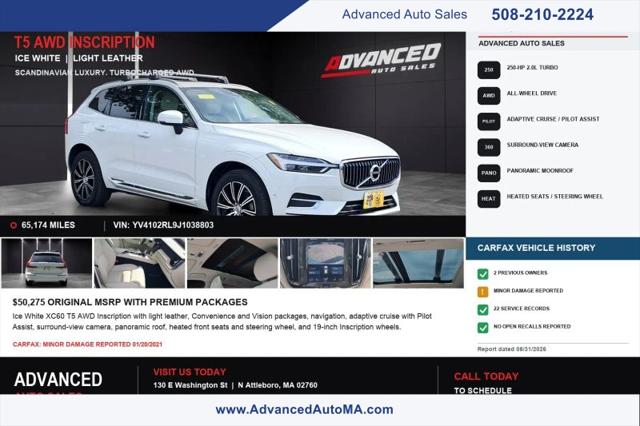 2018 Volvo XC60 T5 Inscription for sale in North Attleboro, MA