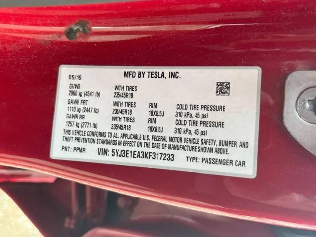 2019 Tesla Model 3 Standard Range Plus