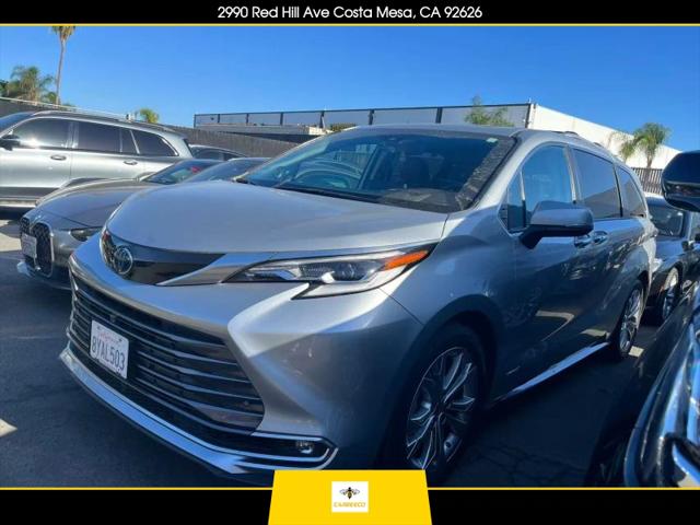 2021 Toyota Sienna Platinum for sale in Costa Mesa, CA