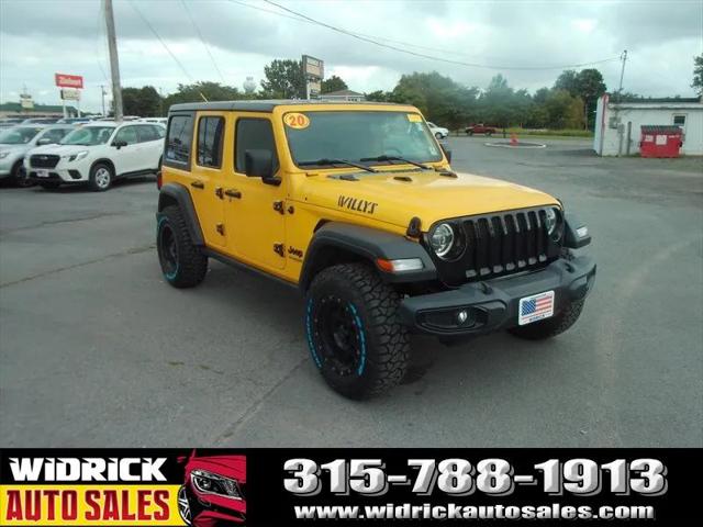 2020 Jeep Wrangler Willys 4x4 for sale in Watertown, NY