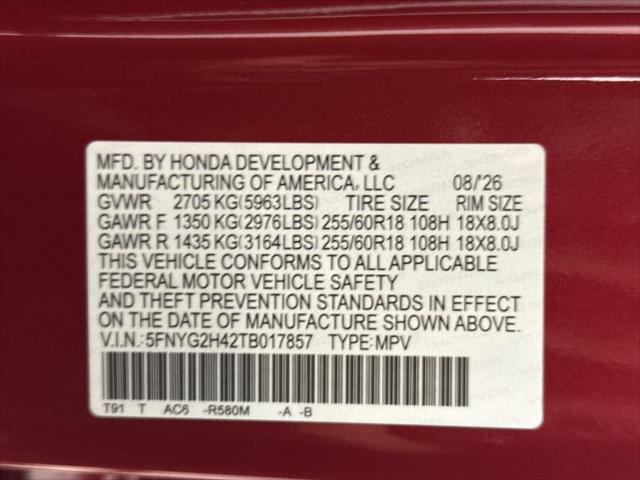 2026 Honda Pilot EX-L