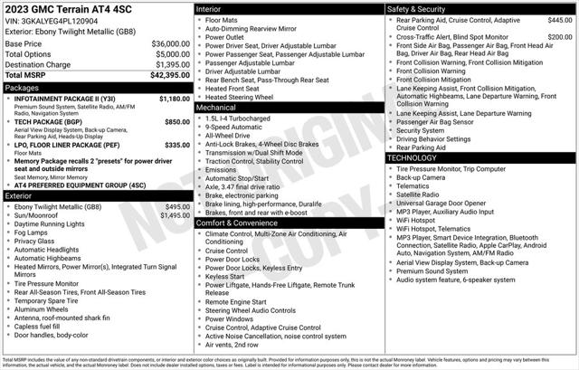 Used 2023 GMC Terrain AWD AT4 For Sale in Muscle Shoals, AL