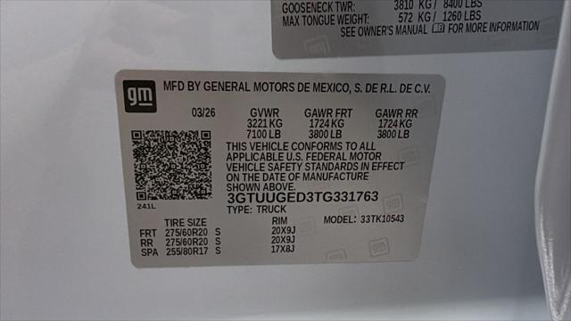 2026 GMC Sierra 1500 Crew Cab, Short Bed, Denali, 4WD