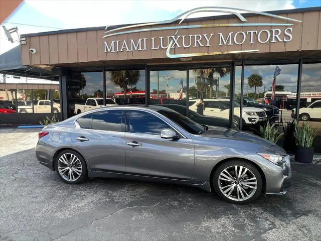 2022 INFINITI Q50 SENSORY for sale in Miami, FL