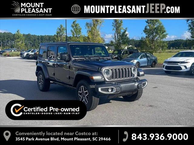 2025 Jeep Wrangler 4-Door Sahara 4x4 for sale in Mount Pleasant, SC