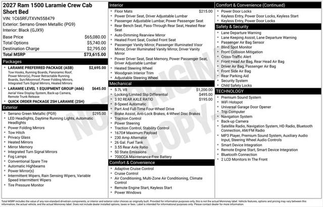 2027 Ram 1500 Laramie