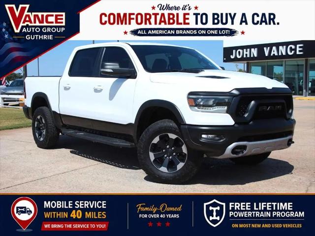 2019 Ram 1500 Rebel Crew Cab 4x4 57 Box for sale in Guthrie, OK
