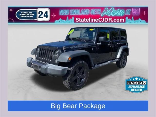2017 Jeep Wrangler Unlimited Big Bear 4x4 for sale in Somerset, MA