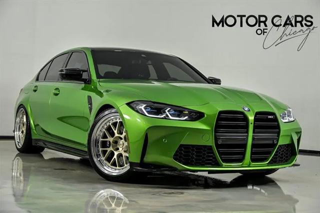 2024 BMW M3 MANUAL-JAVA GREEN-FULL PPF-30K MODS for sale in Joliet, IL
