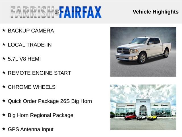2016 RAM 1500 Big Horn 2016 RAM 1500 Big Horn