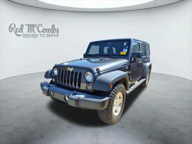 2018 Jeep Wrangler JK Unlimited Sport S 4x4 for sale in San Antonio, TX