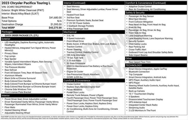 2023 Chrysler Pacifica Touring L for sale in Wooster, OH