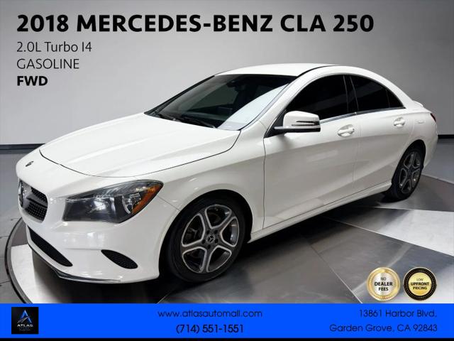 2018 Mercedes-Benz CLA 250 for sale in Garden Grove, CA