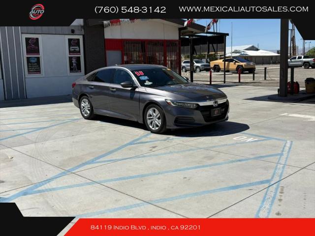 2018 Honda Accord LX for sale in Indio, CA
