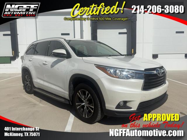 2016 Toyota Highlander XLE V6 for sale in McKinney, TX
