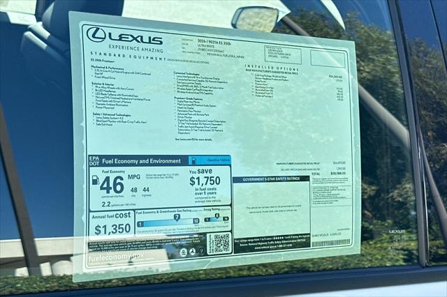 2026 Lexus ES 350 Premium+