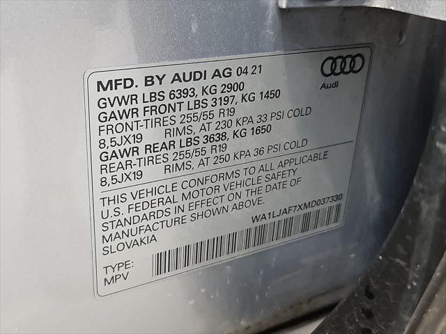 2021 Audi Q7 Premium Plus 45 TFSI quattro Tiptronic