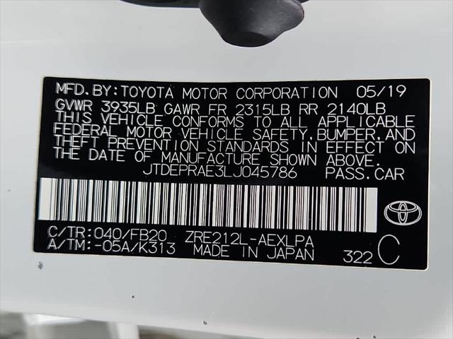 2020 Toyota Corolla LE