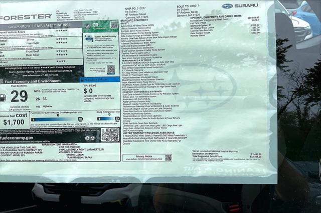 2026 Subaru Forester AWD