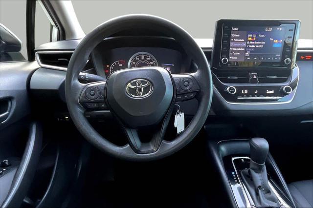 Certified Used 2022 Classic Silver Metallic Toyota LE image 39