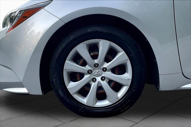 Certified Used 2022 Classic Silver Metallic Toyota LE image 44