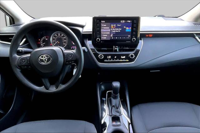 Certified Used 2022 Classic Silver Metallic Toyota LE image 48
