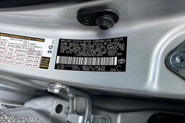 Certified Used 2022 Classic Silver Metallic Toyota LE image 66