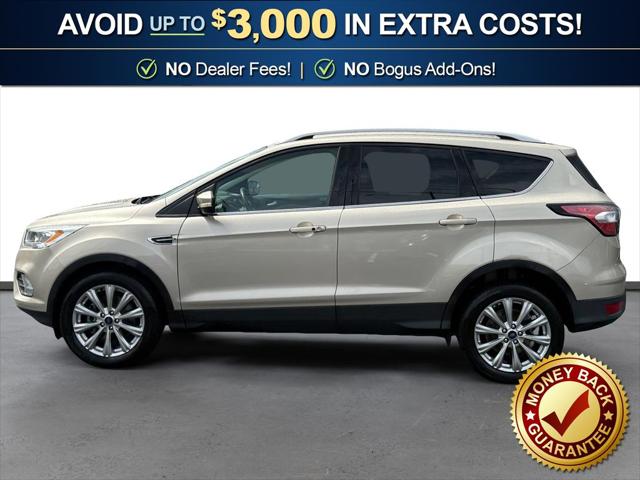 Used 2017 Ford Escape Titanium with VIN 1FMCU0J95HUE51262 for sale in Muscle Shoals, AL