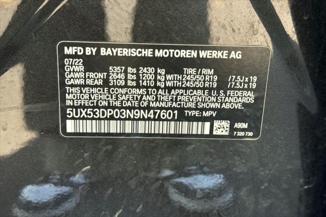 2022 BMW X3 xDrive30i