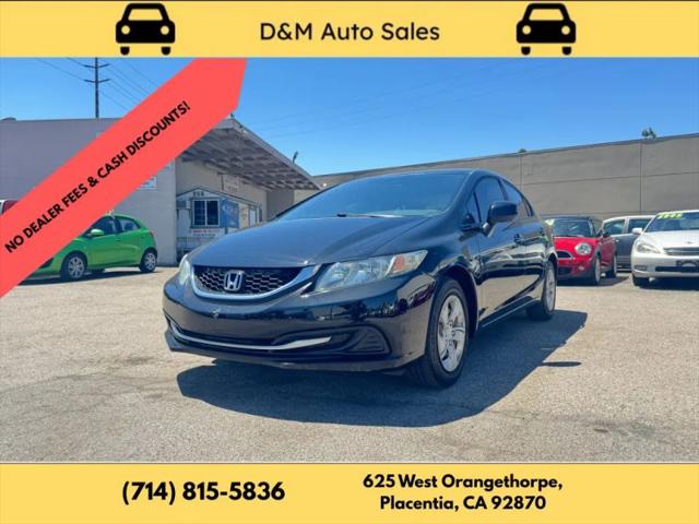 2013 Honda Civic LX for sale in Placentia, CA